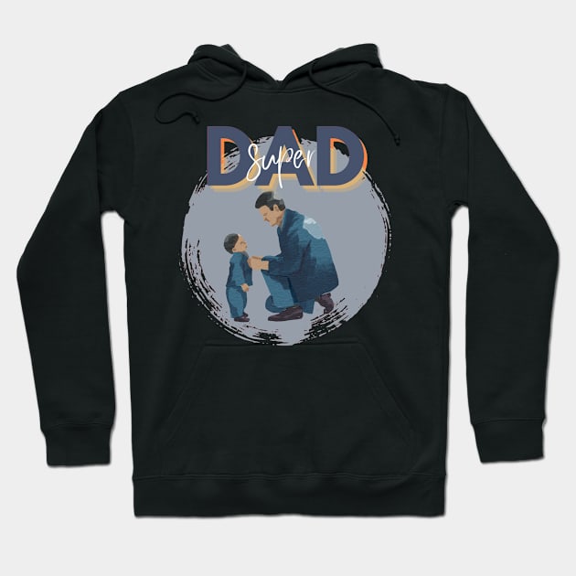 Super Dad Hoodie by Double You Store